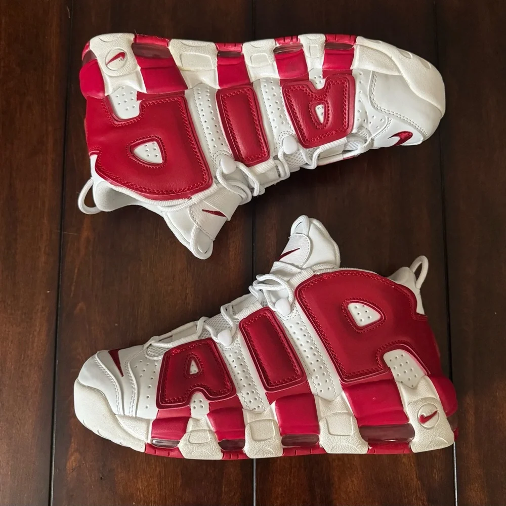 Nike Air More Uptempo Menβs 10 Varsity Red - Picture 4 of 11